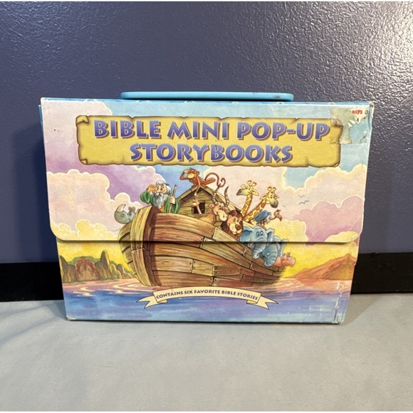 Other - Landoll Bible Mini Pop-Up Storybooks 5 Mini Illustrated Box Set 1999 Ages 4-8